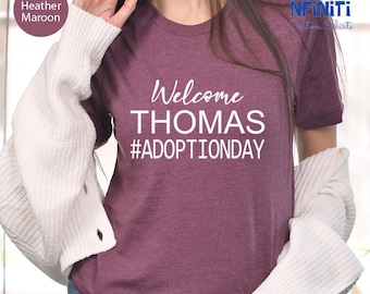 Custom Adoption Day Shirt: Family Ever After Tee