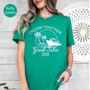 Greek Isles Cruise Shirt: Family Vacation Tee image 9