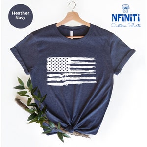 USA Flag Shirt, Patriotic American Flag Shirts, America Flag T-shirt, 4Th Of July Flag Shirt, Patriotic T-Shirts, USA Flag Distressed Shirt