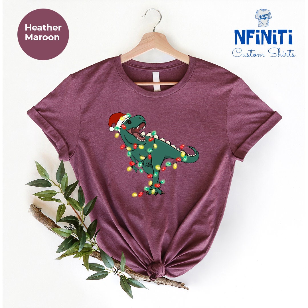 Discover Dino Christmas Shirt, Cute Christmas Shirt, Christmas Family Shirts, Funny Christmas Shirt, Christmas Shirt, Xmas Dino Shirt, Dino Shirt