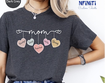 Mom Heart Tshirt, Mama Heart Shirt, Valentines Day Mom Tshirt, Mom Love Tees, Mom Valentines Gift Tshirts,Best Heart Love Gift For Mom Shirt