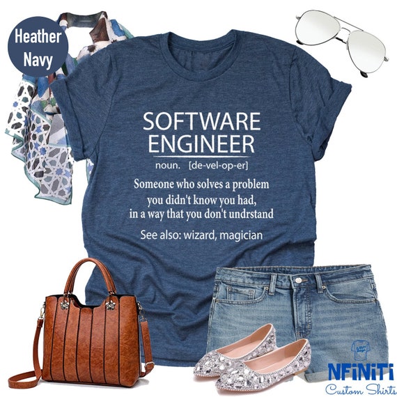 Software Engineer T-shirt Programmer Shirt Nerd Shirt Coder - Etsy