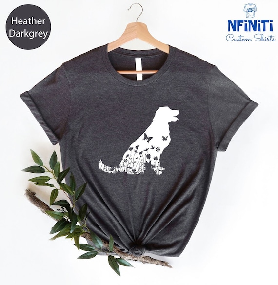 Floral Labrador Shirt: Labrador Lover Gift