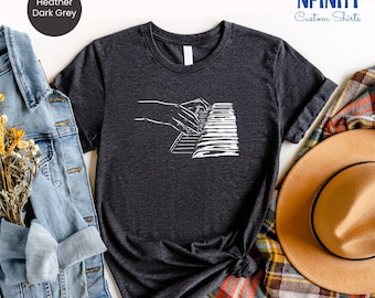 Piano Keyboard Shirt: Musician Gift Tee
