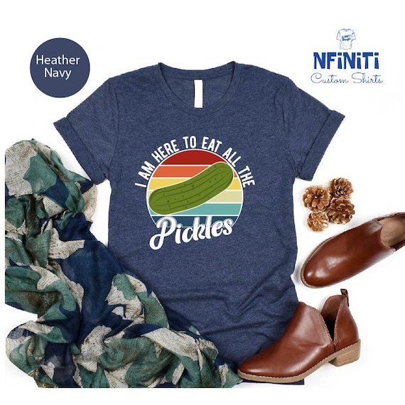 Pickle Shirt: Vegan Gardening T-shirt, Foodie Gift