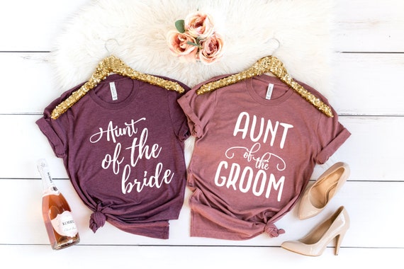Aunt Of The Groom Bridal Party T-Shirts Aunt Of The Groom Bridal Party T-Shirts