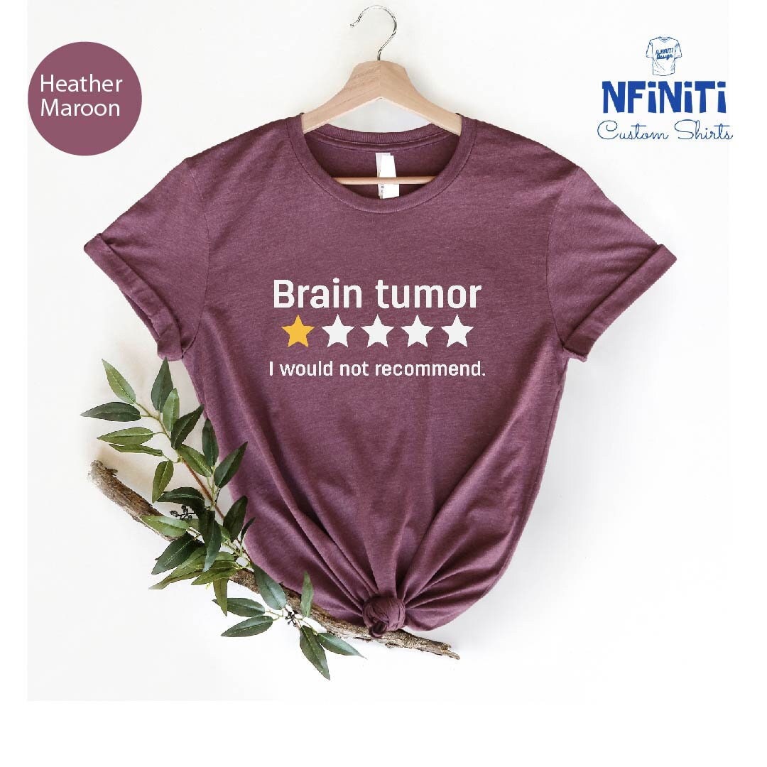 Brain Cancer Awareness Shirt, Brain Tumor Recommend Shirt, Brain Cancer Tee, Brain Tumor Tee, Cancer Survivor Gift, Cancer Warrior Shirt