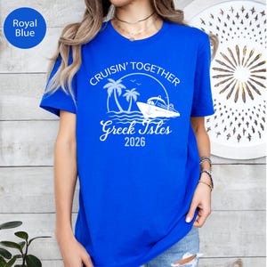 Greek Isles Cruise Shirt: Family Vacation Tee image 4