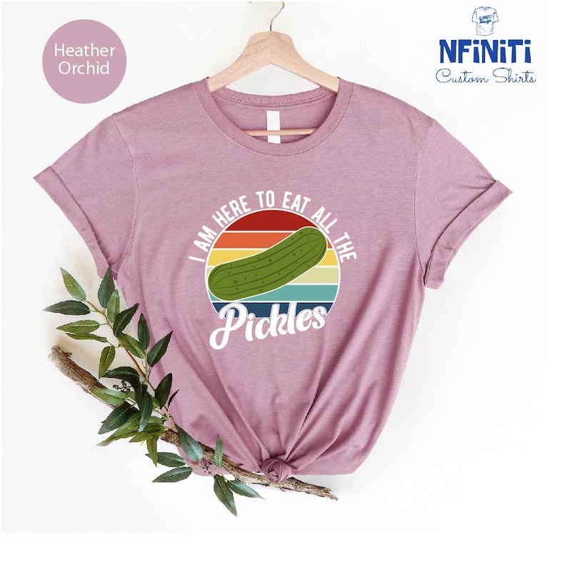 Pickle Shirt: Vegan Gardening T-shirt, Foodie Gift image 7