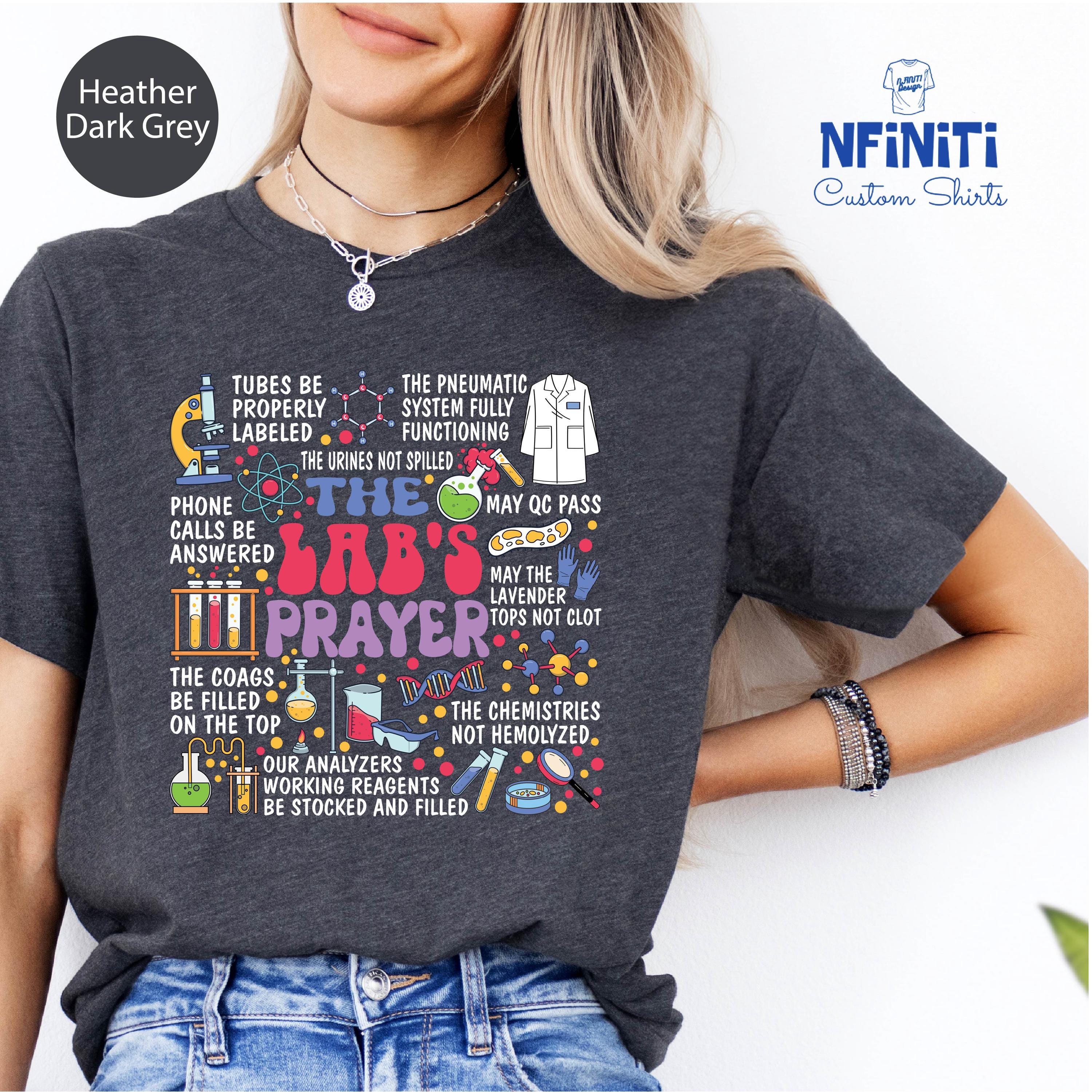 The Lab's Prayer T-shirt: Funny Lab Tech/scientist Gift - Etsy