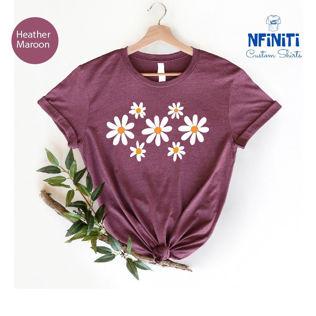 Daisy Shirts, Daisy Mom Shirts, Wildflower Shirts, Daisy Lovers Shirt, Daisy Love Shirt, Summer Vibes Shirt, Plant Lady T-Shirt, Daisy Gifts