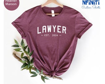 Custom Lawyer Shirt, Lawyer Gift Shirt, Lawyer Gift, Lawyer gift for man, Lawyer Shirt, Attorney Shirt, Law Graduate Gift, new lawyer gift