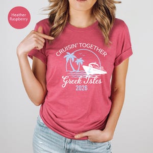Greek Isles Cruise Shirt: Family Vacation Tee image 6