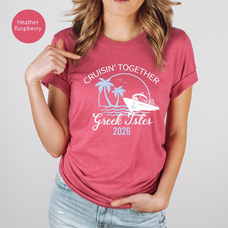 Greek Isles Cruise Shirt: Family Vacation Tee image 6