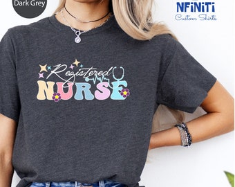 Nurse T-shirts, RN Shirts, Nurse Life Shirt, Funny Nurse Gift Shirts Pediatric Nurse Tee, Nurse Life T-shirt, Nurse Appreciation Gift Shirts