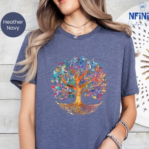 Family Reunion Shirt, Watercolor Tree Of Life Shirt For Women, Family Tree Shirt, Reunion Matching Tee, Tree Of Life Shirt, Spiritual Shirt