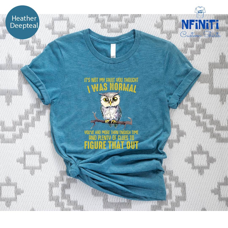 Funny Owl T-Shirt: Sarcastic Humor, Animal Lover Gift imagen 5