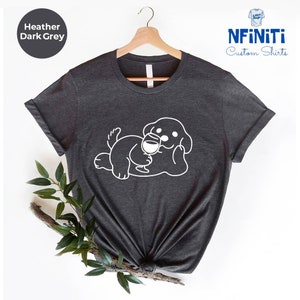 Wine Dog Mom T-Shirt, Drinking Wine Gift image 3