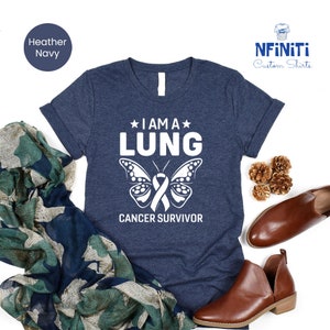 Lung Cancer Survivor Shirt, Lung Cancer T Shirt, Cancer Survivor TShirt, Survivor T-Shirt, Lung Cancer Survivor Gift, Cancer Awareness Tee