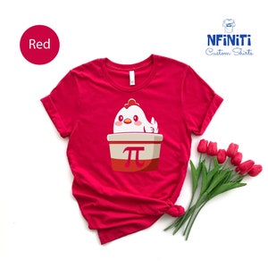 Chicken Pot Pi Shirt, Pi Day T-Shirt, Math Shirt, Funny Math Gift, Math Teacher Shirt, Math Teacher Gift, Mathematics Major Shirt image 7