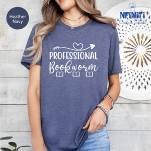 Professional Bookworm, Reading Shirt, Book Lover Shirt, Librarian Shirts, Teacher Book Shirt, Book Lover Gift, Reading Shirt,Librarian Shirt