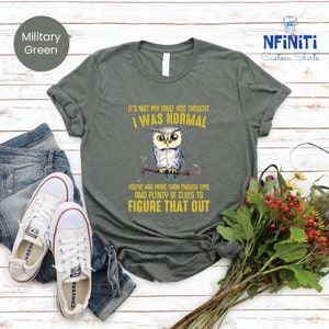 Funny Owl T-Shirt: Sarcastic Humor, Animal Lover Gift imagen 6