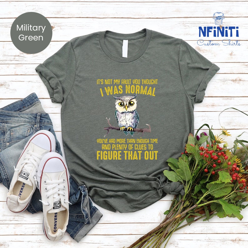 Funny Owl T-Shirt: Sarcastic Humor, Animal Lover Gift imagen 6