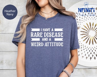 Rare Disease Awareness Shirt: Zebra Ribbon, Healthier Together Gift