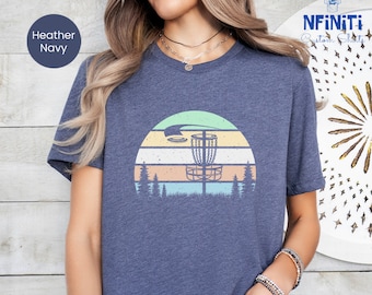 Retro Disc Golf Shirt, Funny Women's Tee