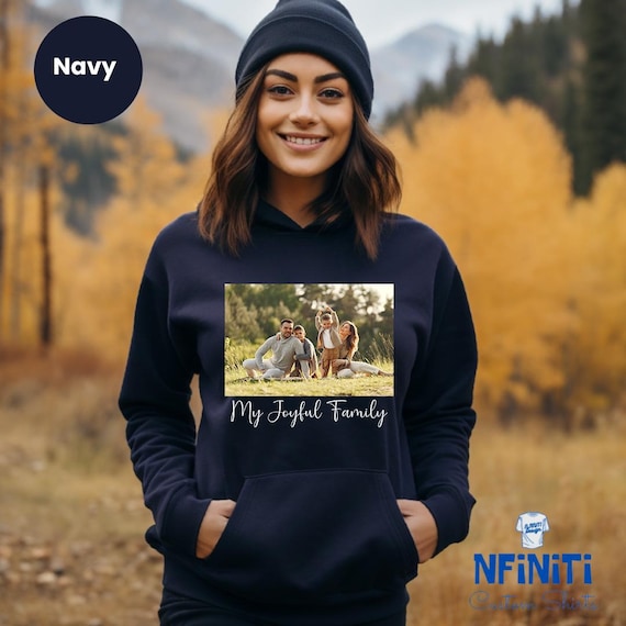Custom Photo Hoodie: Personalized Family Picture Gift