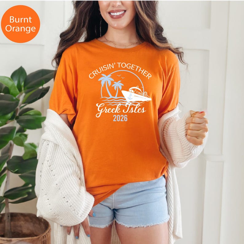 Greek Isles Cruise Shirt: Family Vacation Tee image 14