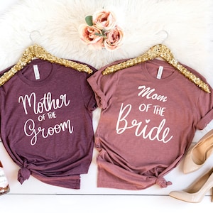 Mother of the Groom Shirt, Bridal Party Shirts, Bride Shirt, Bridesmaid Shirts, Bachelorette Party Shirts, Mom of the Bride Shirts