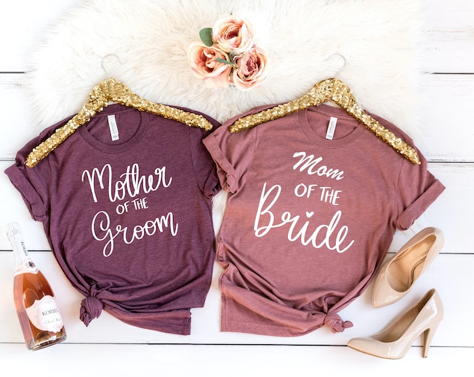 Bride Groom Shirts Mother of the Bride Shirt Team Wedding