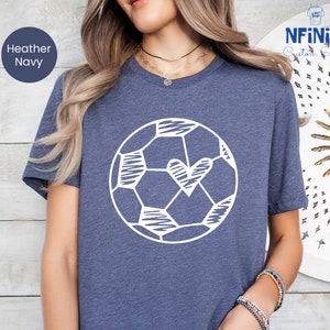 Soccer Heart T-Shirt: Custom Football Sweatshirt