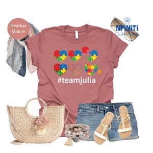 Custom Autism Awareness Shirt: Personalized Puzzle Heart Tee