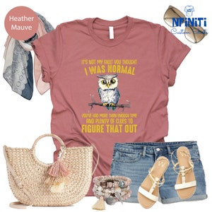 Funny Owl T-Shirt: Sarcastic Humor, Animal Lover Gift imagen 4