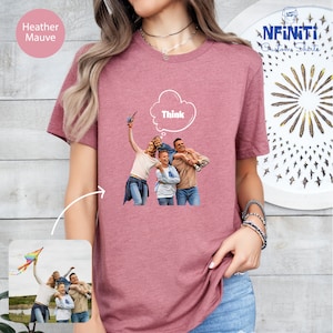 Custom Cartoon Shirt, Personalized Cartoon Photo Shirts, Custom Photo Shirts, Custom Text T Shirt, Personalized Gifts, Custom Birthday Shirt