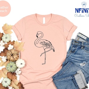 Flamingo Shirt, Flamingo Gift, Women's Flamingo t Shirt, Cool Flamingo Tee, Cute Flamingo Gift, Mingo Tee, Flamingo Gift for Women