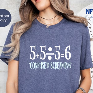 Math Teacher Shirts, Equation Shirt, Algebra Tee, Math Teacher Gift, Mathematics Shirt, Back To School Tee, First Day Of School Math T Shirt