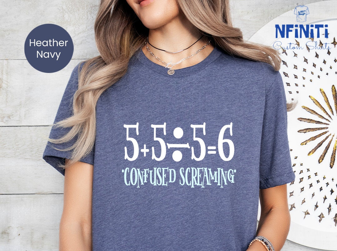 Math Teacher Shirts, Equation Shirt, Algebra Tee, Math Teacher Gift, Mathematics Shirt, Back To School Tee, First Day Of School Math T Shirt
