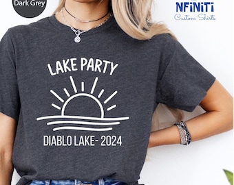 Custom Lake Name Tee: Personalized Lake Life Shirt