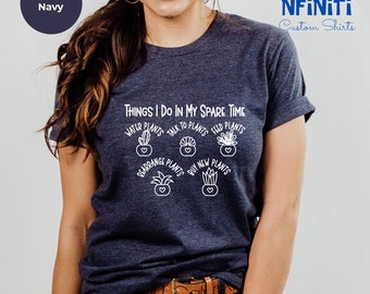Plants Lover Shirt: Vegan Vegetarian Tee, Plant Based Clothing