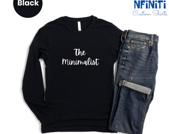 Custom Text Long Sleeve Shirt: Personalized Unisex Tee