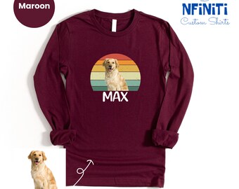 Custom Pet Vntage Shrt, Custom Cat Shrt, Dog Personalze Retro 90s Tee, Custom Dog Shrt