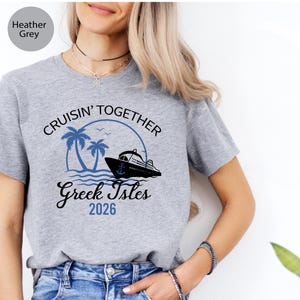 Greek Isles Cruise Shirt: Family Vacation Tee image 17