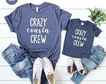 Matching Cousin Crew Shirts: Family Birthday Tees