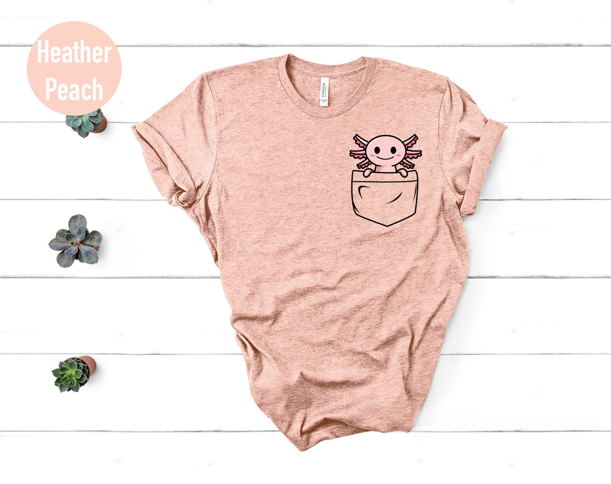 Discover Axolotl Lover Gift, Funny Cute Axolotl Shirt, Salamander Lover T Shirt
