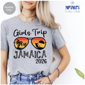 Girls Trip Jamaica 2026 T-Shirt: Summer Vacation Tee