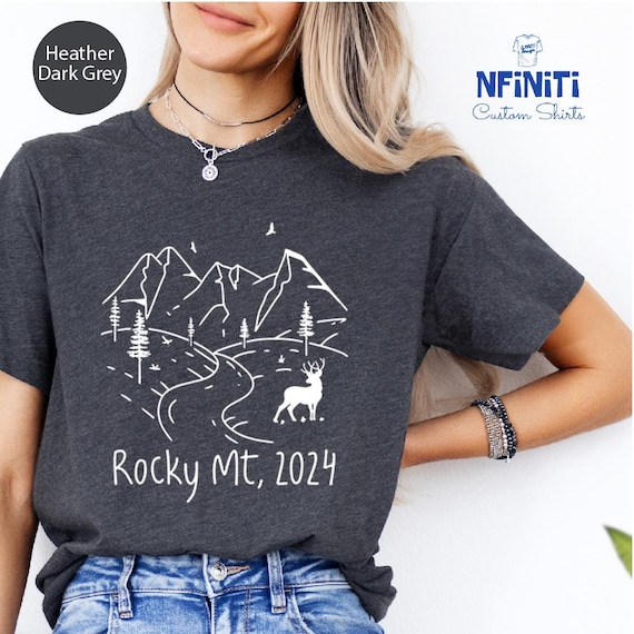 Custom Mountain Hiking T-Shirt: Personalized Nature Lover Gift