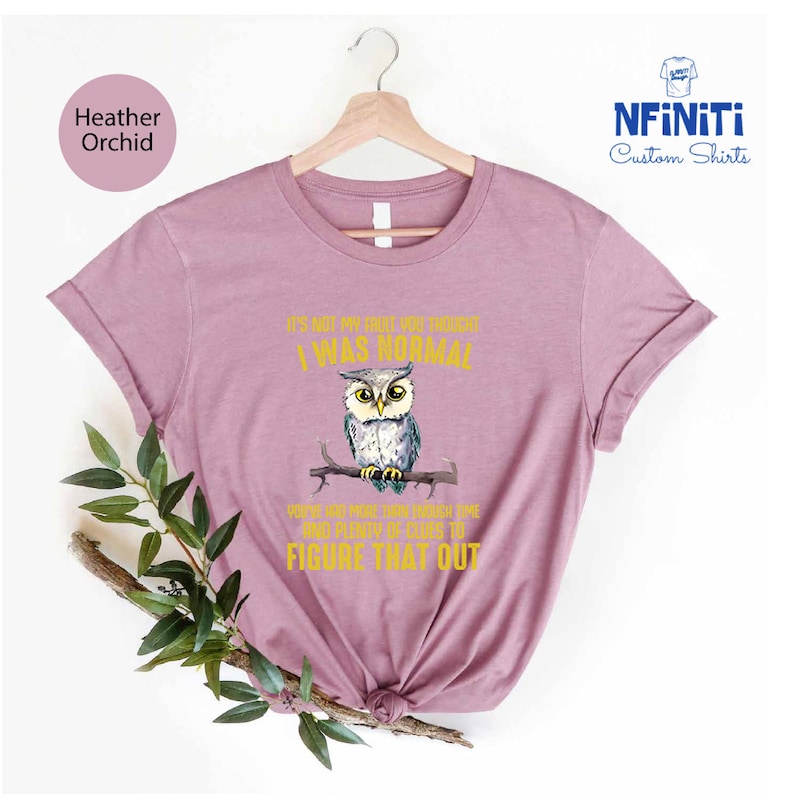 Funny Owl T-Shirt: Sarcastic Humor, Animal Lover Gift imagen 7